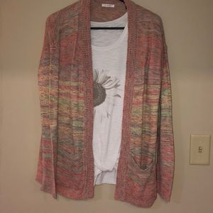 shirt and cardigan